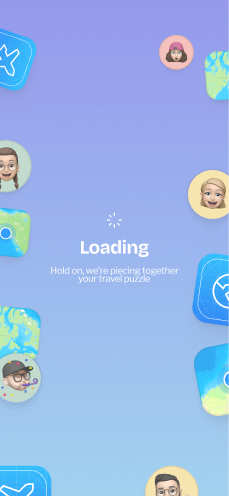 Tripply welcome screen