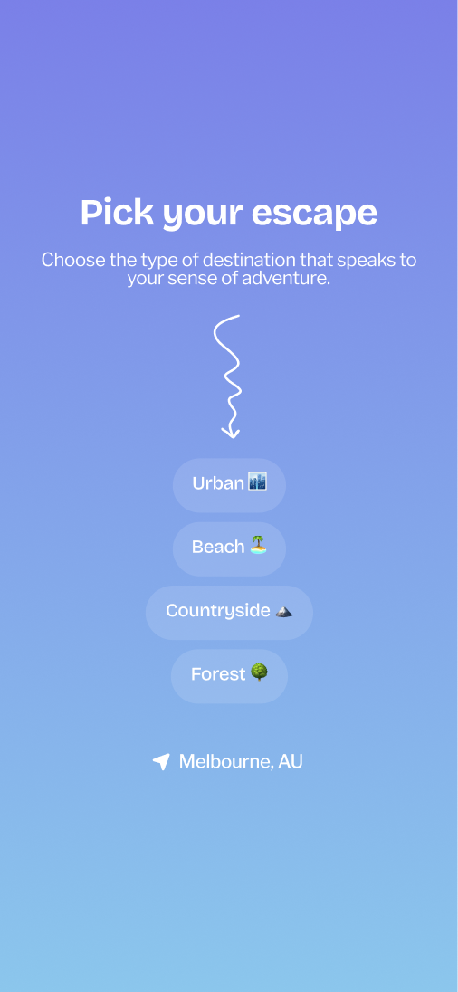 Tripply pick your escape