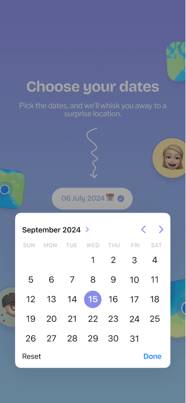 Tripply choose your dates